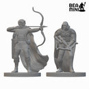 Human Rangers (wave 3) | BeaMini Unpainted RPG Miniatures