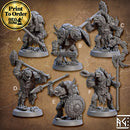 Tortle Fighters | BeaMini Print to Order Miniatures