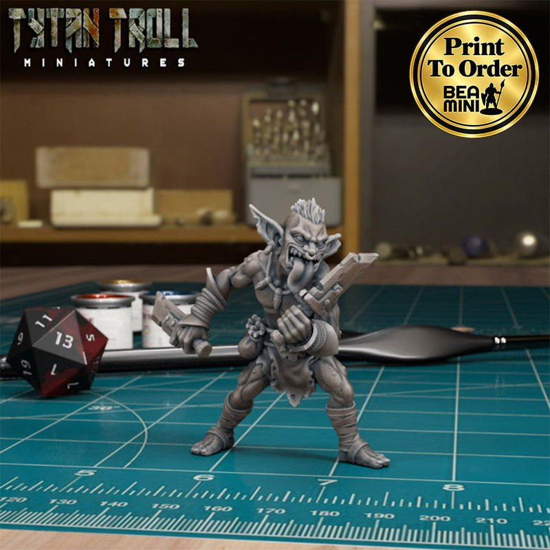 Goblin Assassin 05 | BeaMini Print to Order Miniatures