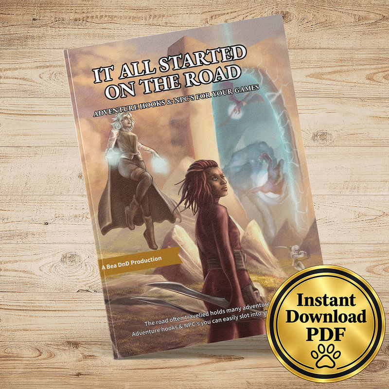 It All Started On The Road – 100 Adventure Hooks & NPCs For Your Games