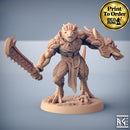 Goldmaw Lizardman A | BeaMini Print to Order Miniatures