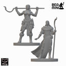 Human Druids (wave 2) | BeaMini Unpainted RPG Miniatures