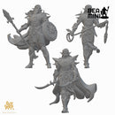 Drow | BeaMini Unpainted RPG Miniatures