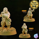 Halfling Soldiers | BeaMini Print to Order Miniatures