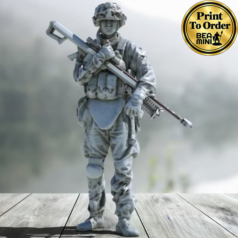Marine Sniper | BeaMini Print to Order Miniatures