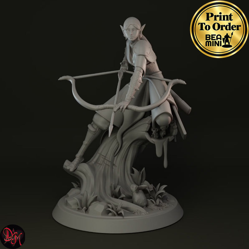 Faelwen, the Woodland Sentinel | BeaMini Print to Order Miniatures