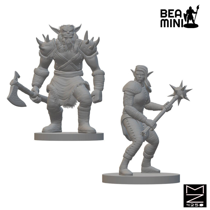 Bugbears | BeaMini Unpainted RPG Miniatures