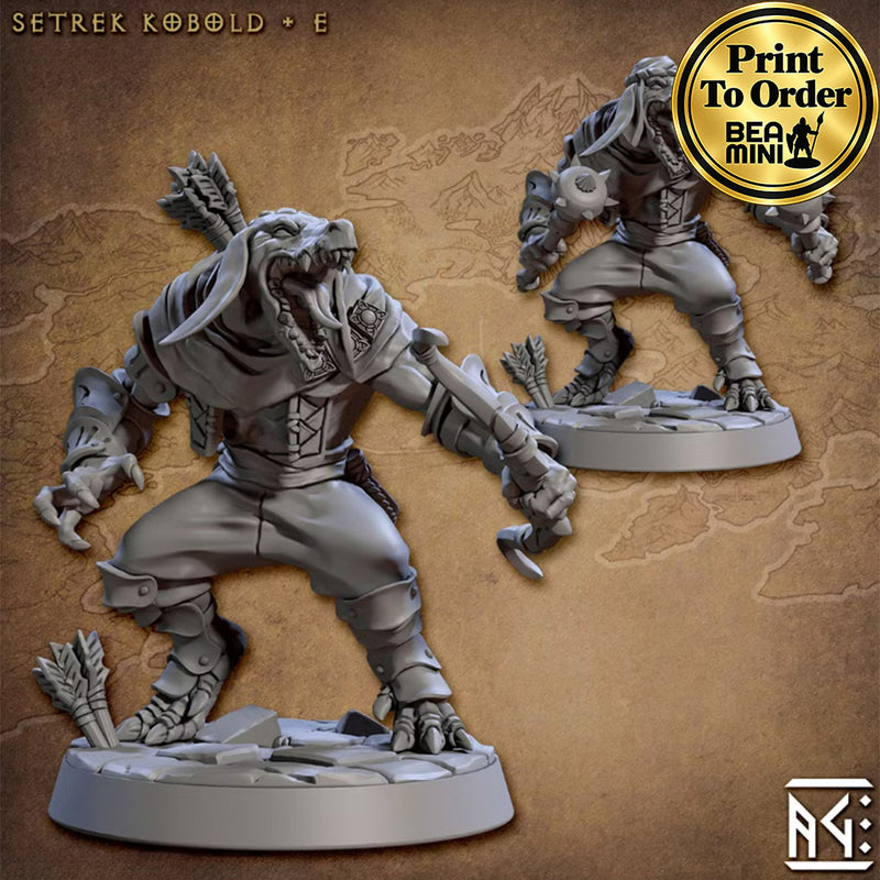 Setrek Kobold E | BeaMini Print to Order Miniatures