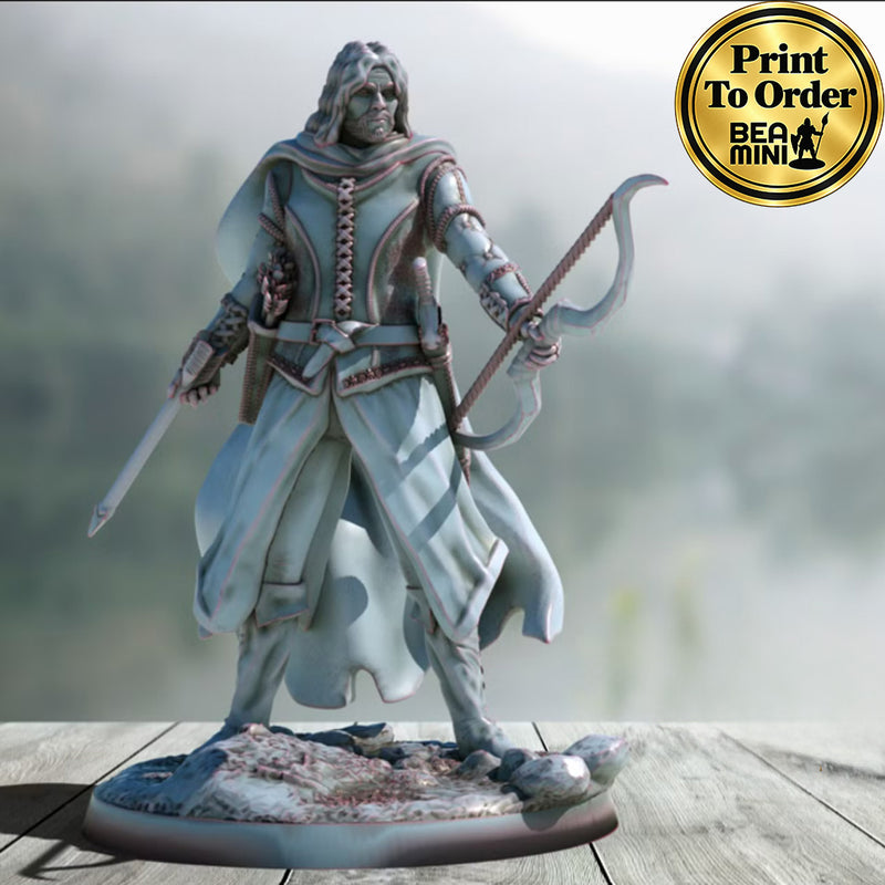 Human Ranger | BeaMini Print to Order Miniatures