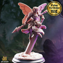 Battle Bell, Fairy Paladin | BeaMini Print to Order Miniatures