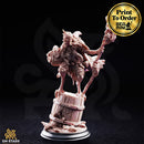 Baba Yaga - Ancient Witch | BeaMini Print to Order Miniatures