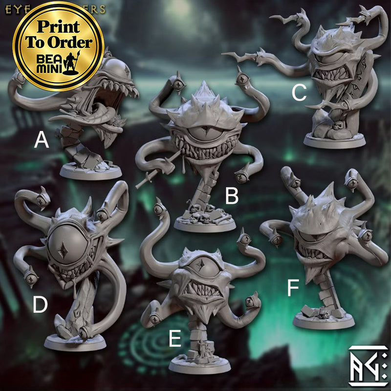 Eye Stalkers | BeaMini Print to Order Miniatures