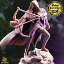 The Crimson Hood - Human Ranger | BeaMini Print to Order Miniatures