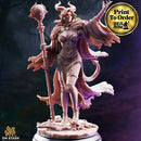 Mallory, Tiefling Sorceress | BeaMini Print to Order Miniatures
