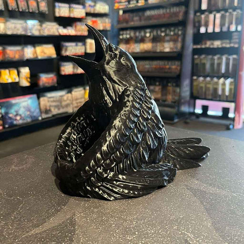 3D Printed Dice Tower - Raven (Black)