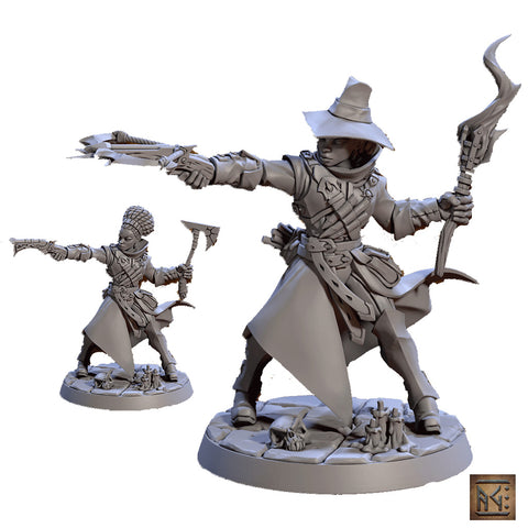 Requiem Demon Hunter-E | Artisan Guild | BeaMini Unpainted RPG Miniatures
