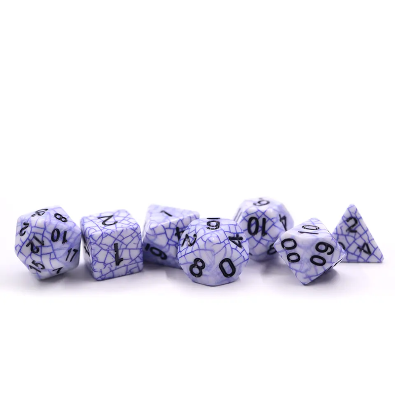 Riftstone - 7 Piece Polyhedral Dice Set + Dice Bag