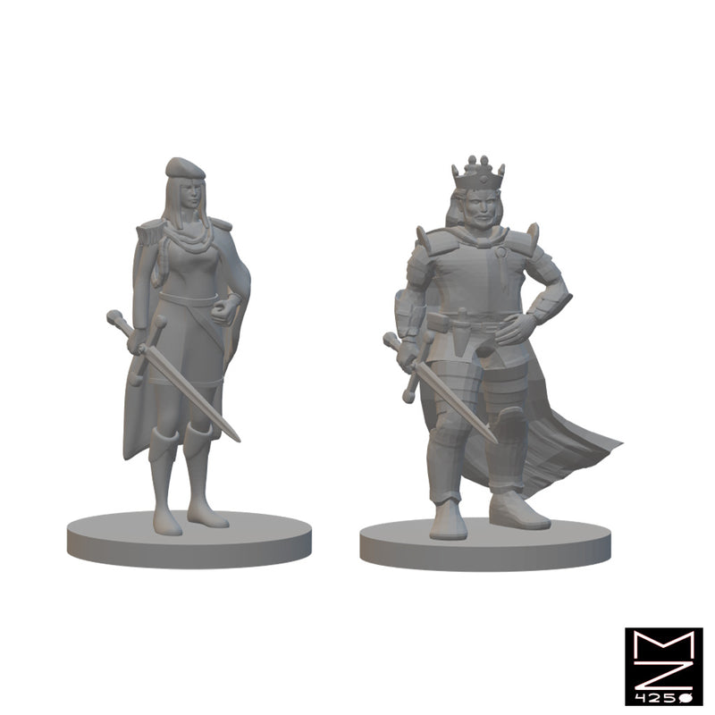 Royalty | BeaMini Unpainted RPG Miniatures