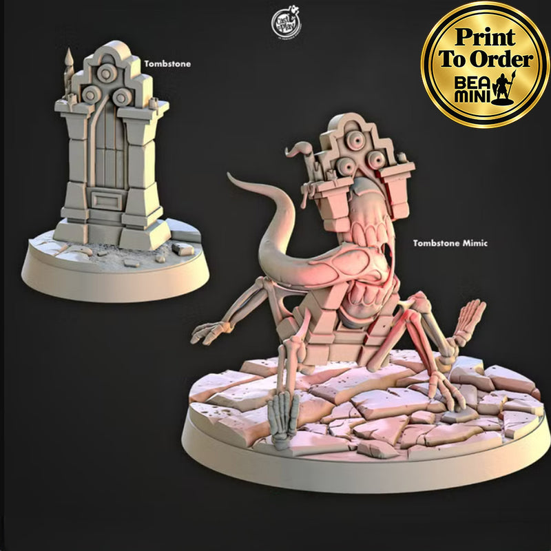 Tombstone Mimic | BeaMini Print to Order Miniatures