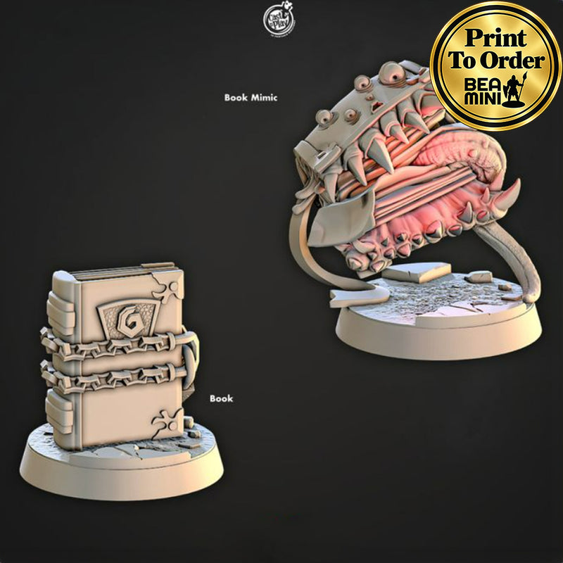 Book Mimic | BeaMini Print to Order Miniatures