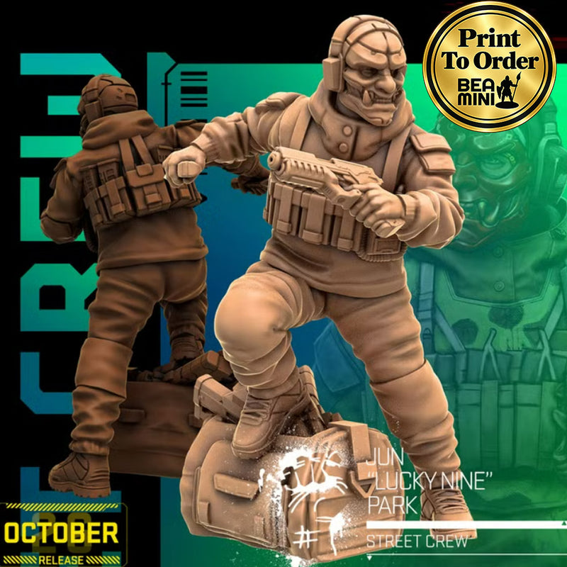 Jun 'Lucky Nine' Park | BeaMini Print to Order Miniatures
