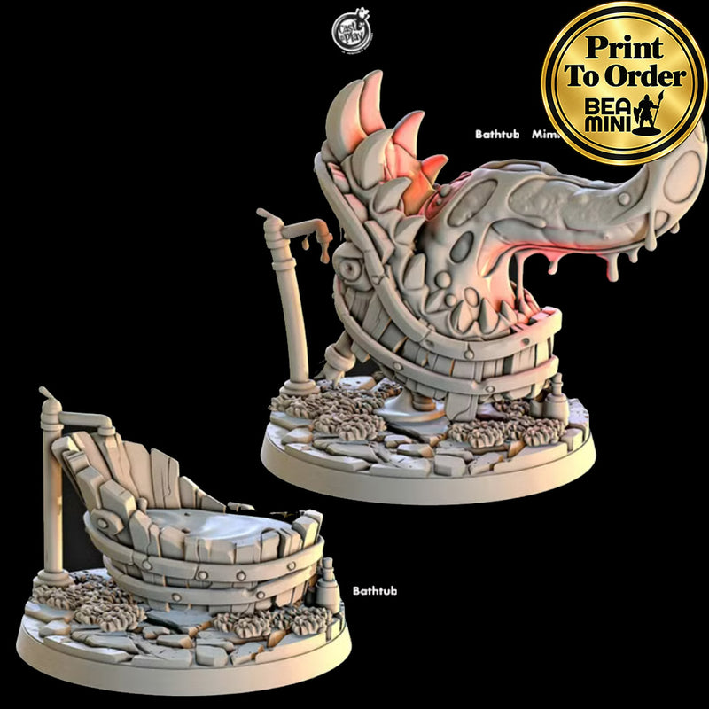 Bathtub Mimic | BeaMini Print to Order Miniatures