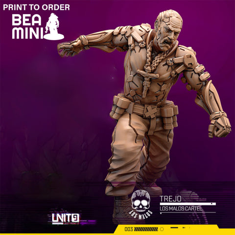 Trejo - Los Malos Cartel | BeaMini Print to Order Miniature