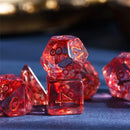 Sanguis - 7 Piece Polyhedral Dice Set + Dice Bag
