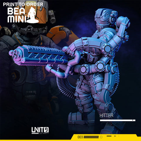 Hitter | BeaMini Print to Order Miniatures
