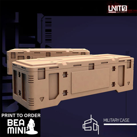 Military Case (2 Cases) | BeaMini Print to Order Miniatures