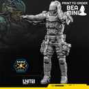 Cyberpunk Police Officers | BeaMini Print to Order Miniatures