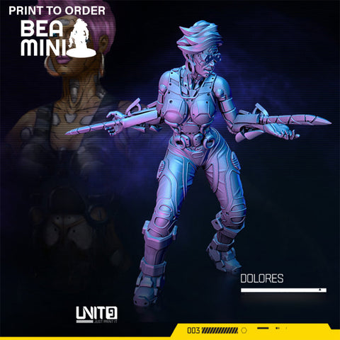 Dolores | BeaMini Print to Order Miniatures