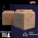 Concrete Barrier (2 Barriers) | BeaMini Print to Order Miniatures