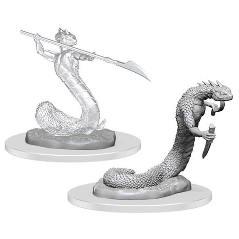 Serpentfolk & Serpentfolk Ghost Critical Role Unpainted Miniatures
