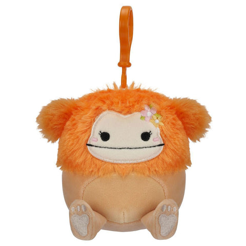 Shasta the Light Orange Big Foot - Squishmallows Clip On (8.8cm/3.5")