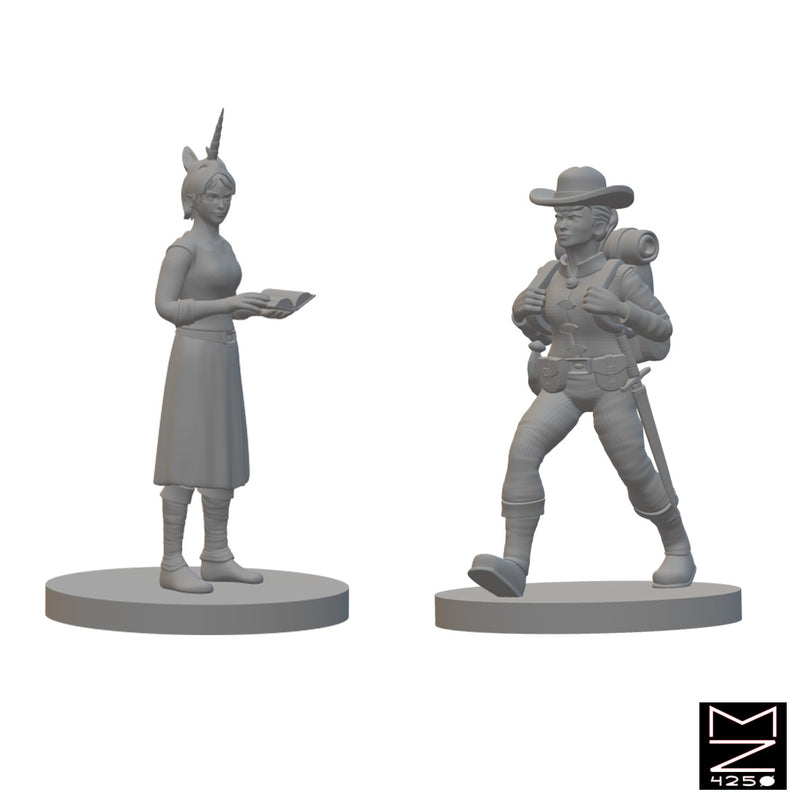 Sidekicks | BeaMini Unpainted RPG Miniatures