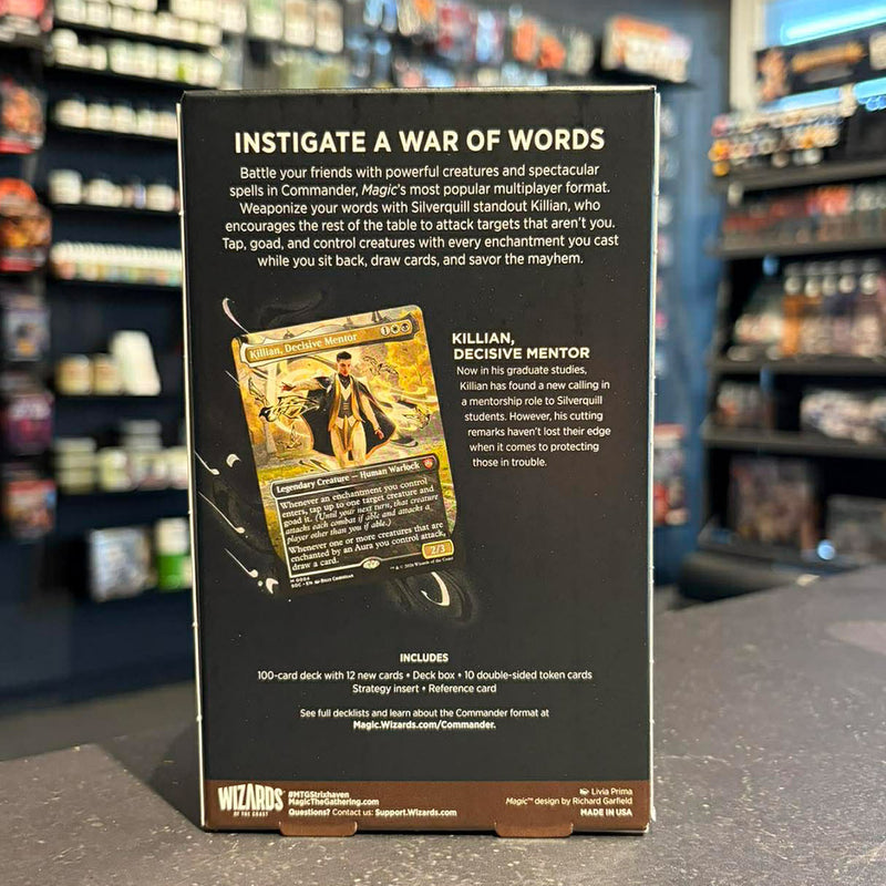 Magic: The Gathering Secrets of Strixhaven Commander Deck - Silverquill Influence