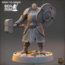 Sir Taphis Nightscorch - The Protectors of the Cleansing Fire | BeaMini Print to Order Miniatures