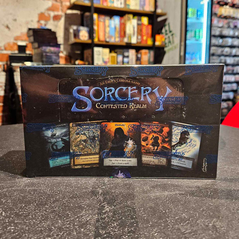 Sorcery: Contested Realm TCG Booster Box (Beta) - Bea DnD Games Sorcery: Contested Realm TCG Booster Box (Beta) - Bea DnD Games