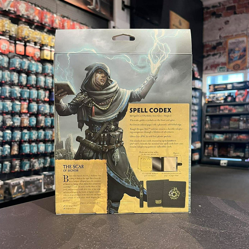 Dragon Shield Roleplaying Spell Codex - Iron Grey