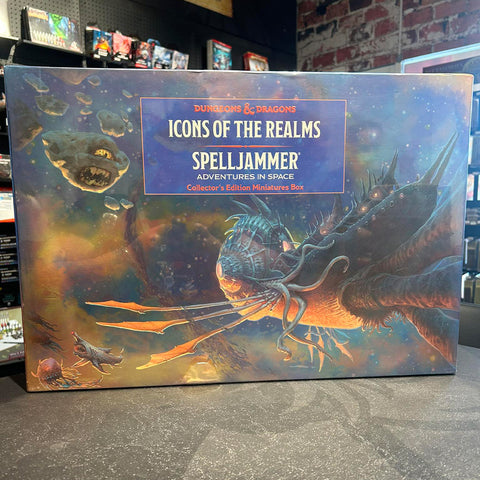 Spelljammer Adventures in Space Collectors Edition Miniatures Box - D&D Icons of the Realms Miniature Set