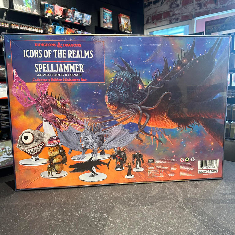 Spelljammer Adventures in Space Collectors Edition Miniatures Box - D&D Icons of the Realms Miniature Set