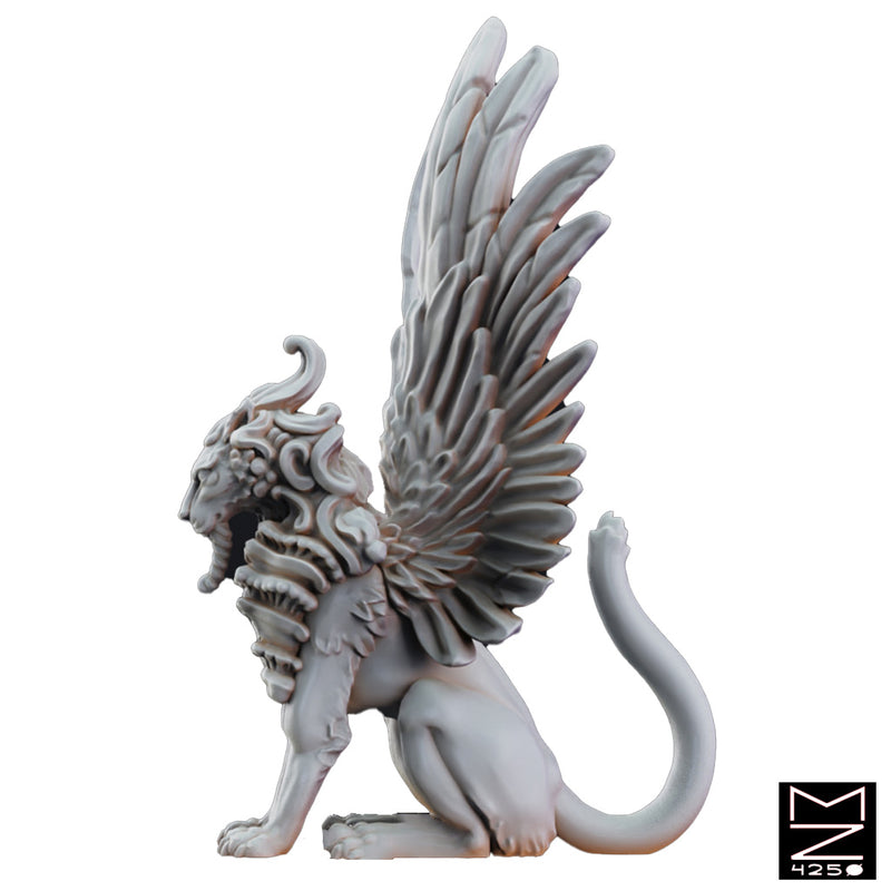 Sphinx | BeaMini Unpainted RPG Miniatures