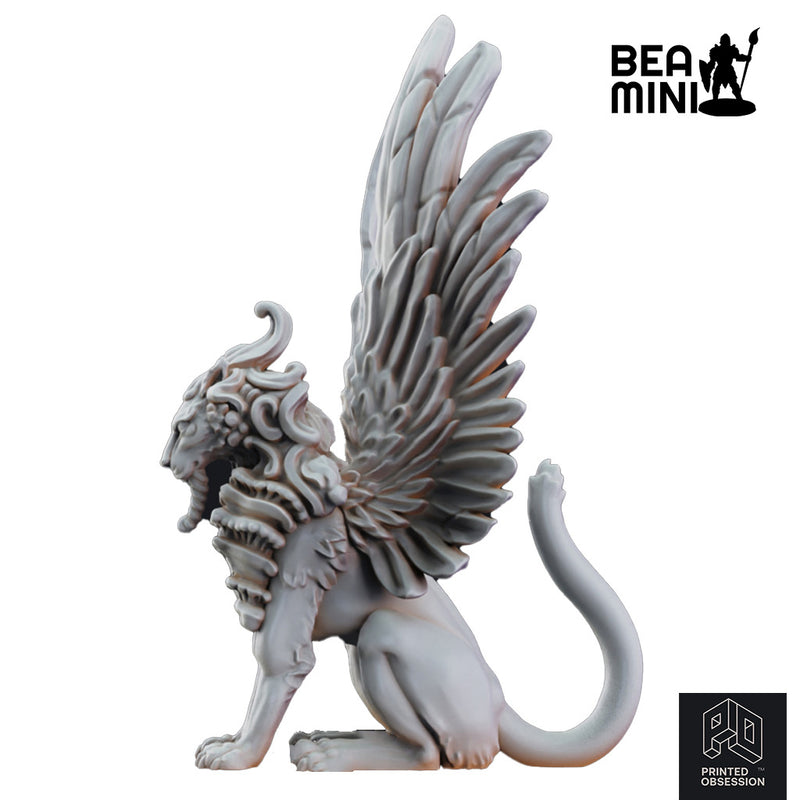 Sphinx | BeaMini Unpainted RPG Miniatures