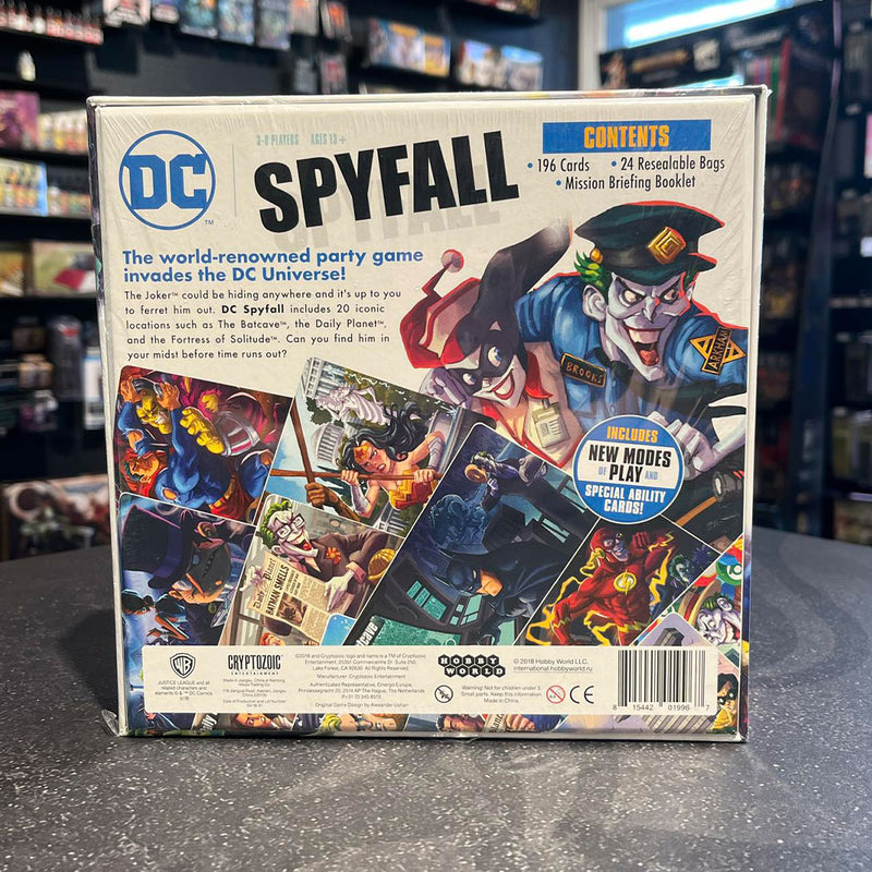 Spyfall DC Comics Board Game