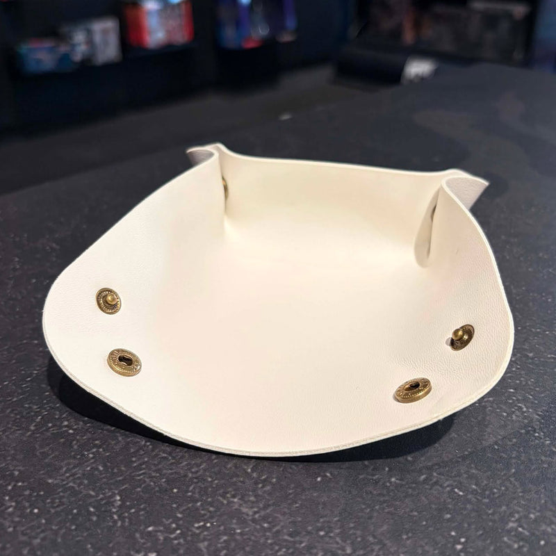 Square Dice Tray - White