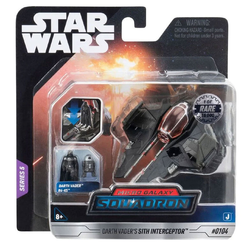 Star Wars Micro Galaxy Squadron - Darth Vader's Sith Interceptor (0104)