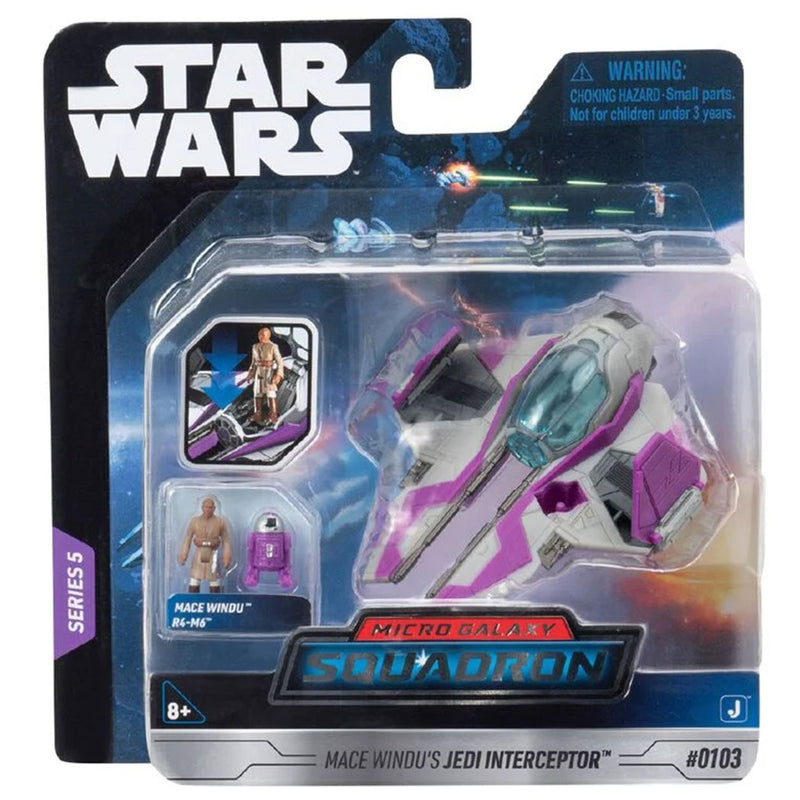 Star Wars Micro Galaxy Squadron - Mace Windu’s Jedi Interceptor (0103)