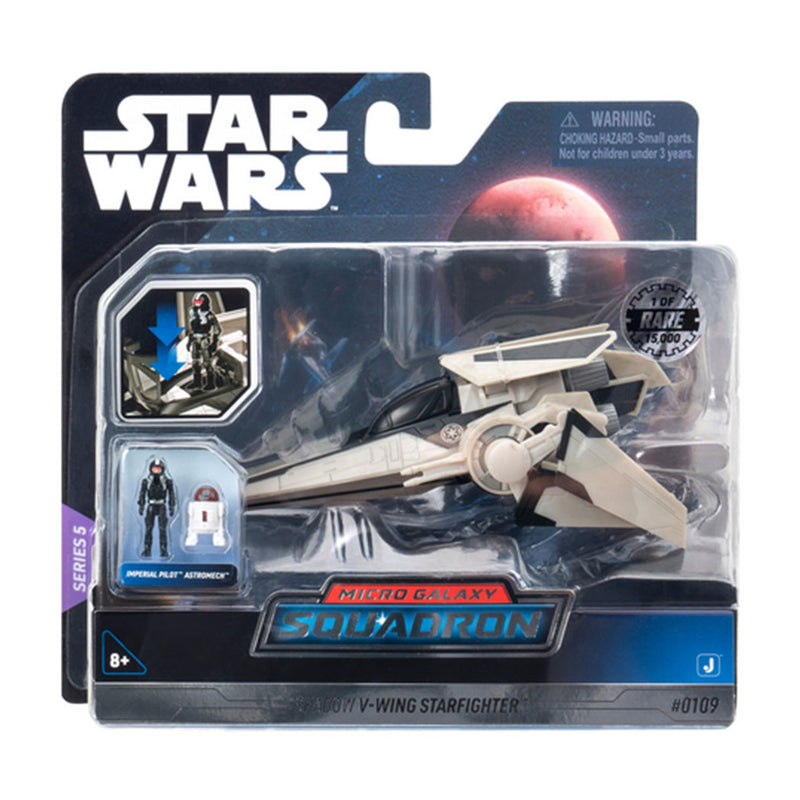 Star Wars Micro Galaxy Squadron - Shadow V-Wing Starfighter (109) Medium Vehicle & Figure