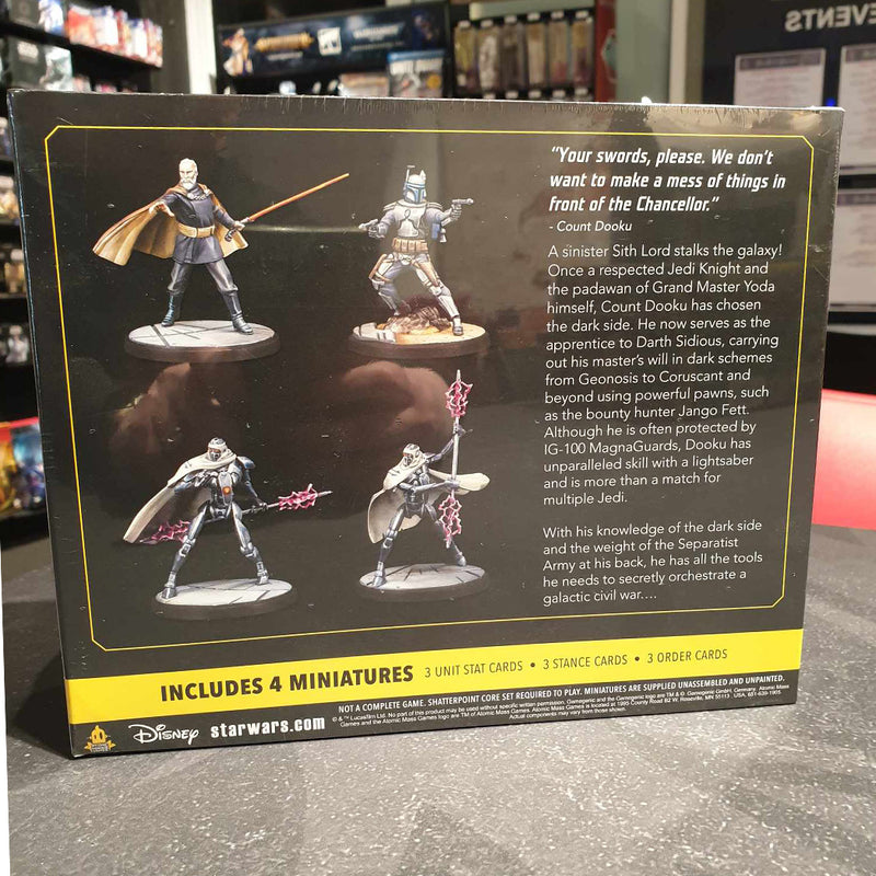 Star Wars Shatterpoint - 'Twice the Pride' Count Dooku Squad Pack